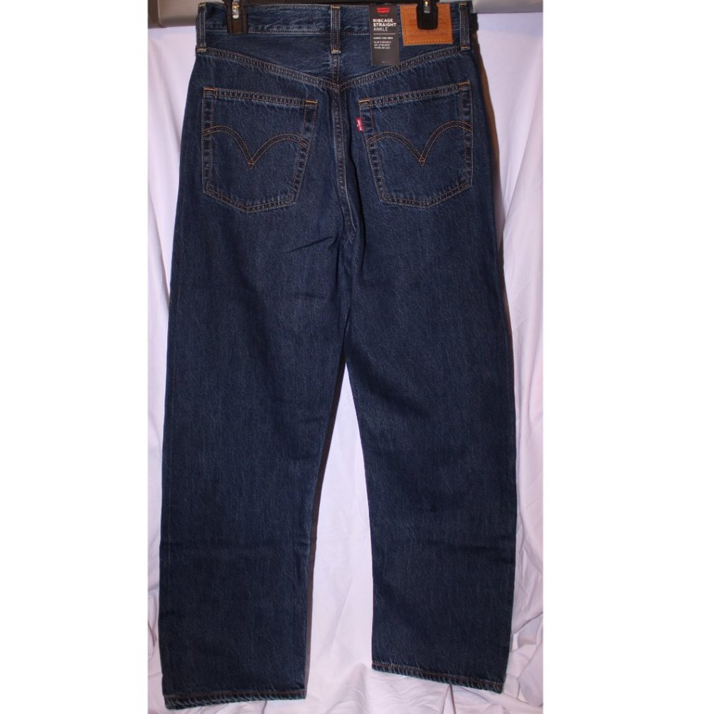 NWT Levi's Ribcage Straight Ankle Crop Jeans Size 29 x 27 - Picture 11 of 13